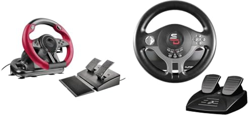 Speedlink TRAILBLAZER Racing Wheel & Subsonic Superdrive - Rennlenkrad/Lenkrad Driving Wheel SV200 mit pedalen und Schaltpaddles für Nintendo Switch - PS4 - Xbox One - PC