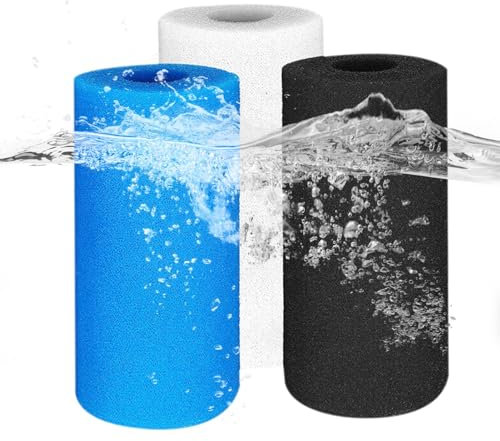 Filtro per piscina, spugna filtrante per piscina, 3 pezzi, cartuccia per piscina lavabile, per il tipo A