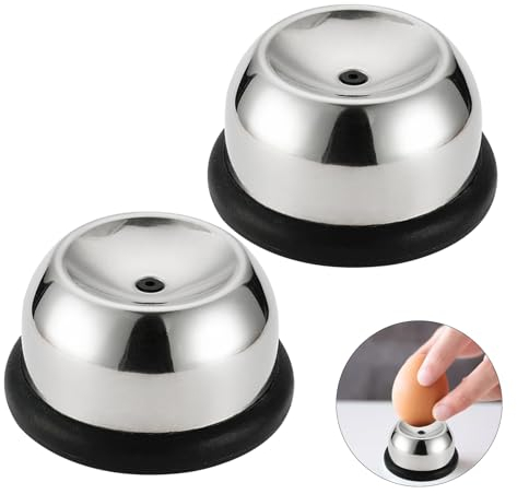 Perforador de Huevos, 2 PCS Pincho para Acero Inoxidable Semi-Automático Abrehuevos Herramienta para Perforar Huevos Hervidos Crudos Blandos Duros