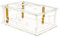 PLCPDM Gehäusebox für Orange CM4 Heizkörpergehäuse Mainboard Vitrine optionaler Lüfter