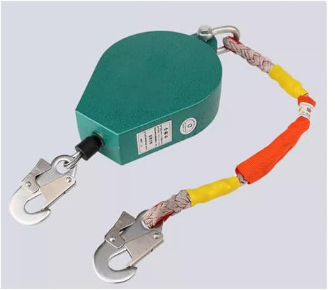 YJKKZQLB Stativ-Kit 1200lbs 1800lbs 2600lbs Winde, skalierbares Stativ-Rettungs-System für Tunnel mit begrenztem Platz, Gruben, Feuerwehr-Rettungsstativ mit Fallschutz (Größe: 16ft/5m Fallschutz