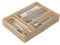 Yawinhe Organisateur de Couverts Tiroir, Bac de Rangement en Corde de Papier, Organisation de Cuisine, pour Cuillères, Fourchettes, 35x25x5.5cm, 1-Pack, Natural Colour