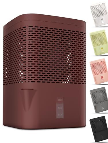 BonAura® AirOne Luftentfeuchter ohne Strom bis 23m² I 360° Belüftung I Raumentfeuchter mit Ausgießer & 680g Luftentfeuchter Granulat I Schimmel- und Geruchsschutz I Raum Entfeuchter Wohnung