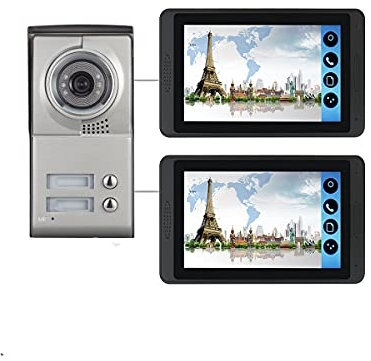 Campanello, bifamiliare 7 Pollici WiFi Wireless Touch Video Camera Telefono Chiamata remota sblocco Regalo Felice