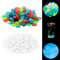 600 piedras luminosas, coloridas piedras blancas para decoración de jardín, luces en la oscuridad, piedras para aceras de jardín, decoración, plantas, macetas, acuarios