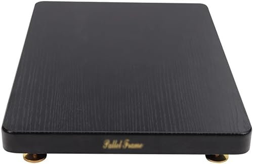 1-stöckiges HiFi-Rack Av-Regal Multifunktionale MDF-Regale Für Av-verstärker-verstärkerschrank Tv-ständer HiFi-Rack-ständer-Schrank, Black, 35 * 35cm(1Tier)