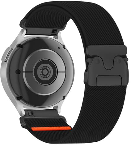 Nylon Armband 22mm für Garmin Venu 4 3 2/Forerunner 255 265/Vivoactive 4 | Wasserfestes Nylon Ersatzarmband Kompatibel mit Samsung Galaxy Watch 3 45mm/Huawei/Xiaomi/Amazfit für Damen Herren