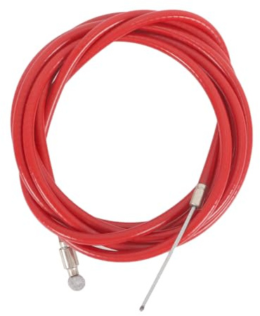 Ludom Câble de frein en acier de 5 mm pour trottinette électrique avec flexible en caoutchouc - Pièce de rechange pour M365 PRO/PRO2