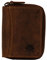 Greenburry Vintage 1667-25 Leder XXS Reißverschlussbörse Minibörse Portemonnaie