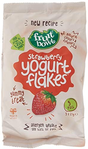 Fruit Bowl Strawberry Yogurt Flakes, 105g
