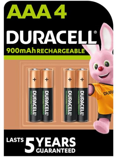 Piles Rechargeables Duracell HR03 AAA 900 mAh