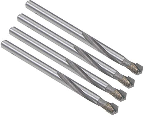sourcing map 4 Stück Hartmetall Spiralbohrer Metallbohrer 4.2 mm für Edelstahl Kupfer Aluminium Zinklegierung Legierung Eisen