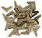 Dylan-EU 40 Stück Vintage Eckenschutz 30x30mm Retro Messing-Ecken zum Schutz und Dekorieren von Büchern, Scrapbooking, Alben, Menüordnern - Bronze