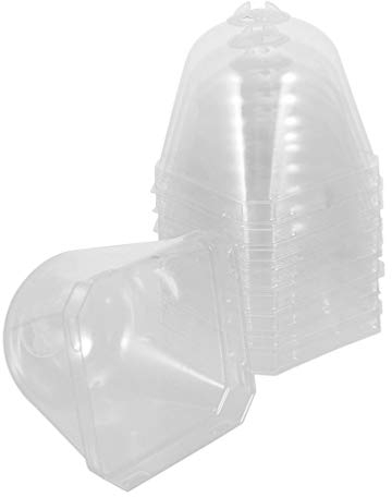 Happyyami 10 Pièces Réutilisable Jardin Cloche Jardin en Plastique Cloche Plantes Cloche Couverture Végétale Garde Le Gel pour Gel Garde Gel Jardinage Accessoires