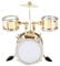 Miniatur Musikinstrument Replica Drum Set Ornament Schlagzeuger Geschenk mit Box, Trommeln Modell Dekor Wohnkultur,für Kinder Geschenk, 8,6 x 8 x 3,9 cm