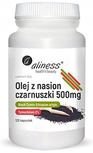Aliness, Schwarzkümmelöl 500mg 2%, 120 kapseln