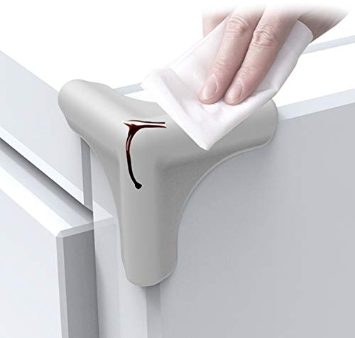 Eckenschutz Baby, 4 Stück / Beutel Eckenschutz Kantenschutz Eckpolster für MöbelGrau Antikollisionswinkel der Dunstabzugshaube - grau Sicherheit Für Babys