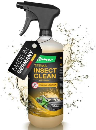 Terma Insektenentferner 1l Extra Starkes Konzentrat Made in Germany Wohnwagen Reiniger aussen und Innenreiniger Boden, Regenstreifen entferner, Vorzeltreiniger, Wohnmobilreiniger, uvm.