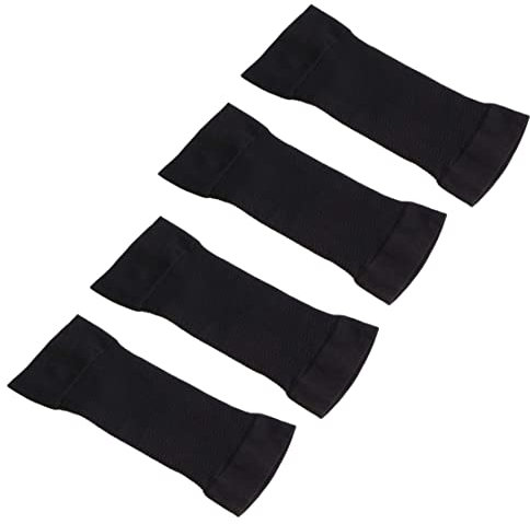 Manchon De Compression Pour Femme et Homme - Aide à Tonifier et Perte De Poids Pour Le Haut Du Bras - 2 Paires Noires