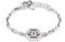 Philipp Plein Damen Armband Armkette Edelstahl Silber Hexagon PJ2AA03BU
