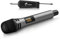 TONOR TW310 Wireless Microphone for Singing, UHF Cordless Handheld Dynamic Mic with 6.35mm Rechargeable Receiver for Karaoke Machine, DJ, PA System, Party, Speech, Black