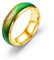 YAHOYA Stimmungsring Wechselnde Farben Edelstahl Schmetterling Ringe für Männer und Frauen Schmuck