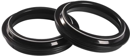 ETLIN 41x54x11Front Gabel Öl Dichtung Staub Abdeckung for 1340 1450 1584 1690 1745 1800 Straße Electra SOFTAIL Dyna(Color:2pcs dust Cover)
