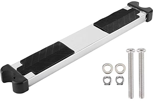 ORTUH Edelstahl Poolleiter Ersatzstufe, Poolleiter Stufen, Ersatz Für Leiterstufen, Pool Anti Rutsch, Wassersport Sprossen Stufenleiter Mit Rutschfester Gummiauflage, 50x7.5cm