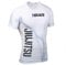 Tenace Jiu Jitsu Kompressionsshirt für MMA, BJJ, Grappling Rashguard, weiß, XL