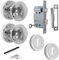 Betley Butterfly Chrome Mortice Sprung Door Knob Round Victorian Knobs Set Escutcheon Key Lock Pack 56mm