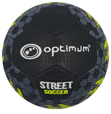 Optimum STREET FOOTBALL - BLACK/YELLOW - SIZE 3
