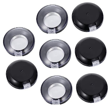 MUSISALY 8stücke Kosmetik-organizer-boxen Kleine Lidschatten-sub-container Lidschatten-organisatoren Nachfüllbarer Rougebehälter Kosmetik-unterpaketbehälter Aufbewahrungsboxen