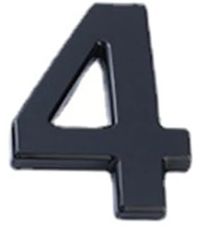 SENYAKI Türnummer 10cm Bronze Digital Hotel Door Number Plate for Hotel Room Number Electroplated Wire Drawing Spot Adhesive Backing(4-01)