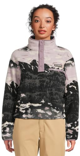 Columbia Damen Helvetia Ii Printed Cropped Half Snap Helvetia II Bedruckter Cropped-Crop-Halbverschluss