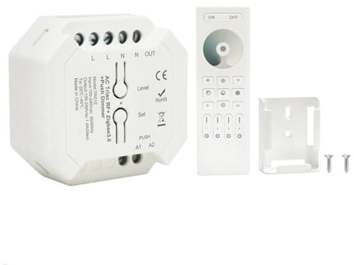 Swiixxer Tuya ZigBee Triac Dimmer LED Controller Smart Dimmer for Dimmable LED Lights Support Smart APP RF Remote Control C