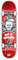 Mob Skateboard Skull Micro 6.5 Complete - Komplettboard 26.81 x 6.5 Zoll - Holzboard aus 7 Schichten Ahornholz - fertig montiert - Einsteiger Skateboard für Kinder - Rip It Kaputt - Rot