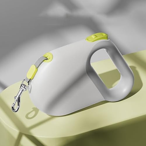 5m Einziehbare Hundeleine mit 360° Gleitführung & Schnell-Stopp – Robustes Nylon für Hunde bis 50kg | Automatische Rollleine & Sicherheitsgriff
