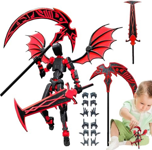 Sammelspielzeug, bewegliche Figuren, 3D-Roboter, originelle Tischdekoration, exklusives Geschenk, dynamische Modelle, Zubehör für Kinder, kreative Dekoration für Zuhause und Büro