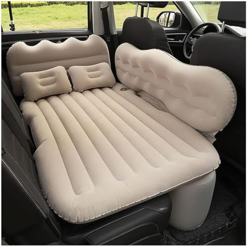 WGHNBNB Auto-Luftmatratze,Kompatibel mit Ford Transit 3-Sitzer, Autozubehör,beige