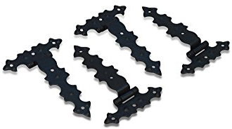 10 x Scharniere Alte antike Beschläge im restaurierungsshop Möbelbänder