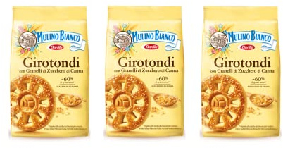 3x Mulino Bianco Kekse Girotondi 350g Italien biscuits cookies kuchen brioche