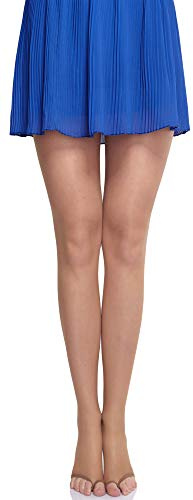 Merry Style Damen transparent zehenlose Strumpfhose Lycra MS 336 10 DEN