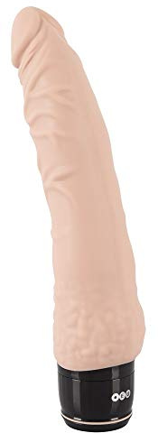 ORION Realistic Vibe - Vibrator einfach und naturgetreu, mit realistischer Eichel, hell-hautfarbener Stimulator für sie und ihn