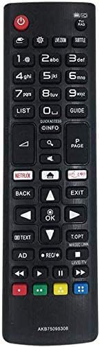 MYHGRC Mando a Distancia Universal para LG TV Compatible con Diferentes televisores LG Ultra HD con Botones Netfl, no Requiere