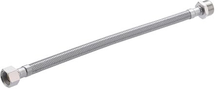 Flexible inox mâle 15x21 - femelle 12x17 passage intérieur 8 mm - longueur 30cm NOYON & THIEBAULT