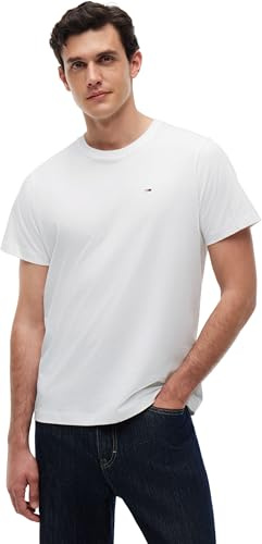 Tommy Jeans Herren T-Shirt Kurzarm TJM Classic Rundhalsausschnitt
