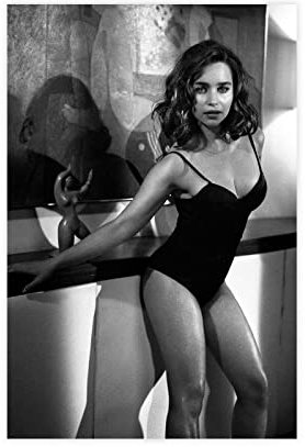 FISH DRAGATE Emilia Clarke Schauspieler-Poster 011, Leinwandposter, Wandkunst, Dekordruck, Bild, Gemälde für Wohnzimmer, Schlafzimmer, Dekoration, ungerahmt, 30 x 45 cm