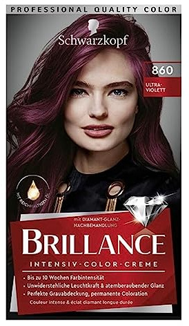 Schwarzkopf Brillance Haarfarbe, 860 Ultraviolett