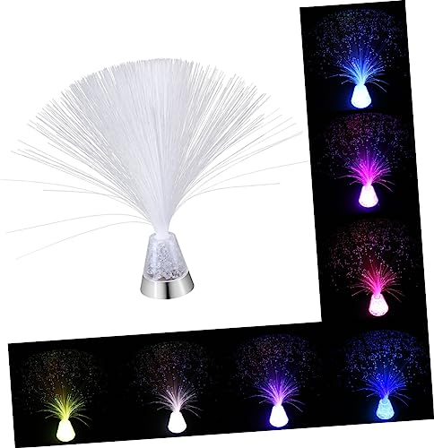 DOITOOL Neuheit Lampe Farbwechselnde Faser Led- Farbwechselnde Lichtwellenleiter Glasfaser-lichtspielzeug Faseroptisches Led-licht Led-spielzeug Optisches Licht Kind Blitz Batterie