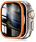 Protectores de Pantalla para Apple Watch Ultra, Apple Watch Ultra 2 49mm, Anti-Espionaje，Vidrio Templado 9h + Marco de AleacióN de Titanio, Sensible al Tacto，PelíCula Protectora Ligera